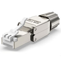 ZoeRax CAT5E/CAT6/Cat6A/Cat7 cat8  RJ45 Connectors Tool-Free Reusable Shielded Ethernet Termination Modular Plugs Internet Plug Fast Field Installation