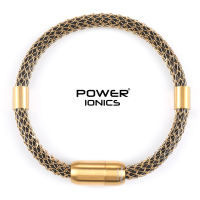 【FDA Medical Device Registration】Power Ionics New Design 316 Steel Mesh Net Fashion Retro Anions Bracelet Free Engrave