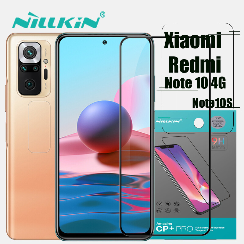 Nillkin kính cường lực bảo hiểm đầy đủ cho Xiaomi Redmi Note 11 4G (Global ) 11s 10 4G 10S 0.33mm 2.5D CP+PRO chống vân tay hoàn toàn bao gồm miếng phim bảo vệ màn hình