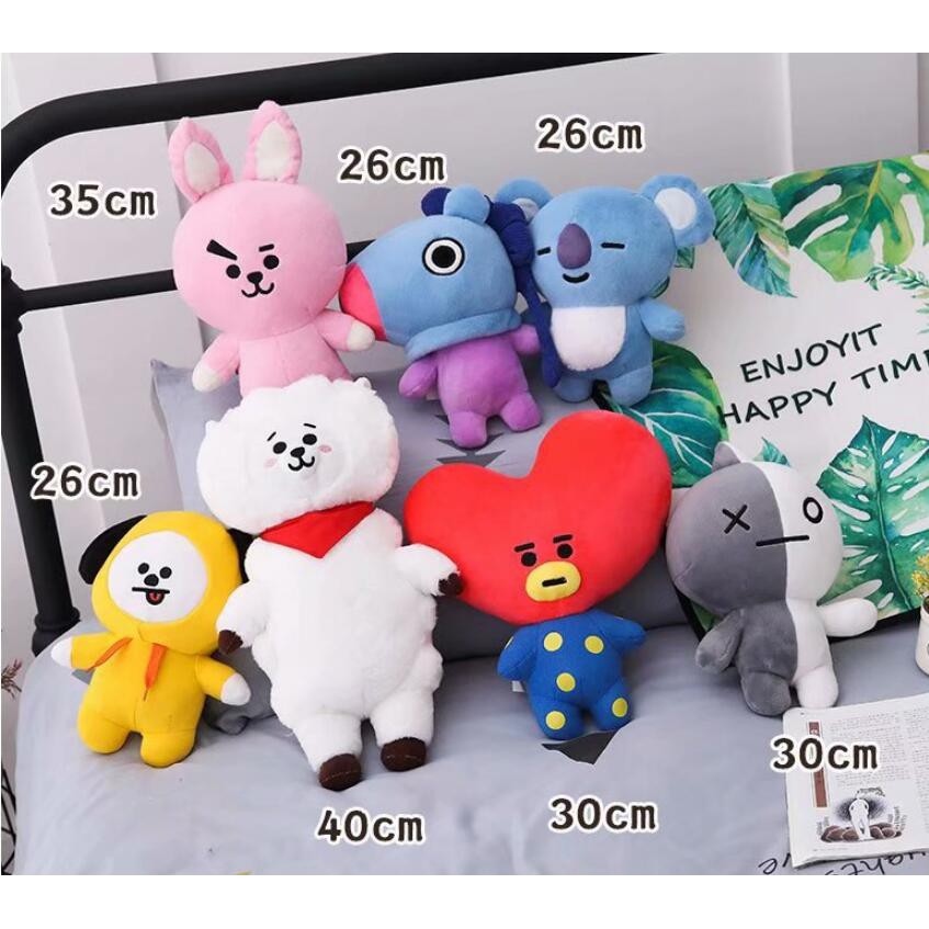 Bts Bt21 Plush Toy - Soft Kpop Stuffed Dolls For Girls, Home Decor