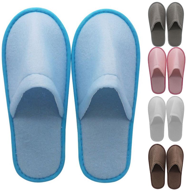 Simple Home Slipper Men Women Travel Spa Portable Folding Disposable