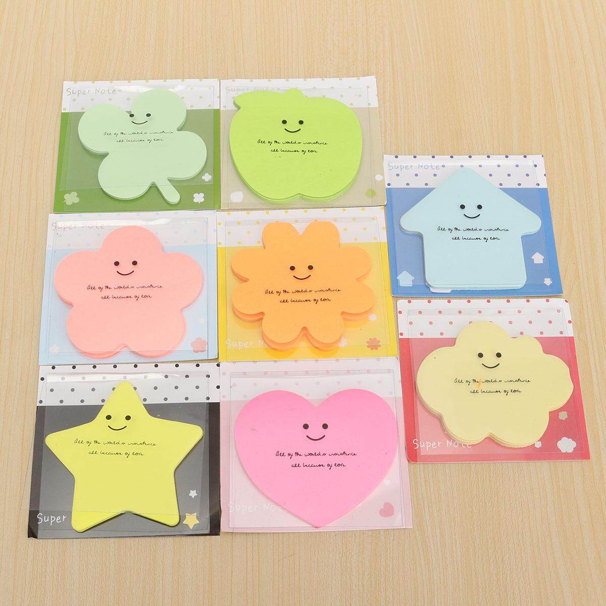 Generic Cute Star Memo With Cover Pad Bookmark Sticker Memo Index