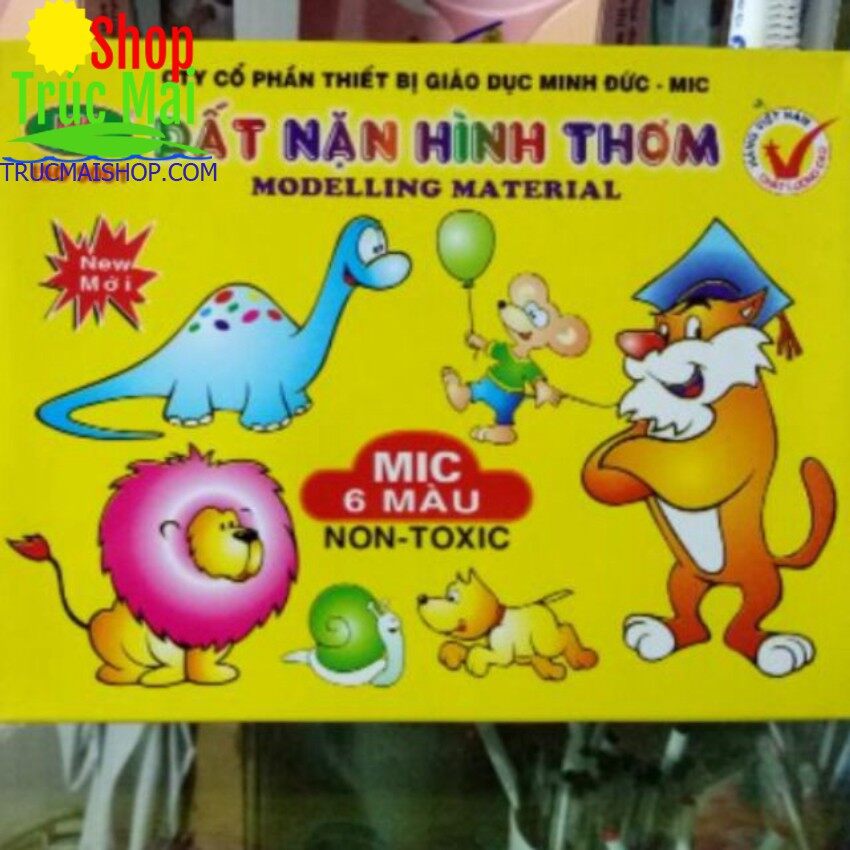 Đất nặn học tập 6 màu thơm mic