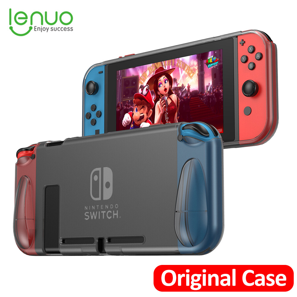 Ốp TPU Trong Suốt Chống Rơi Lenuo, Vỏ Bảo Vệ Chống Sốc Silicon Cho Nintendo Switch Vỏ Bảo Vệ Mờ Trong Suốt