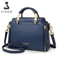 FOXER Leather Handbag for Women Shoulder bag Crossbody Bag Ladies Top-handle Bags with Adjustable Strap