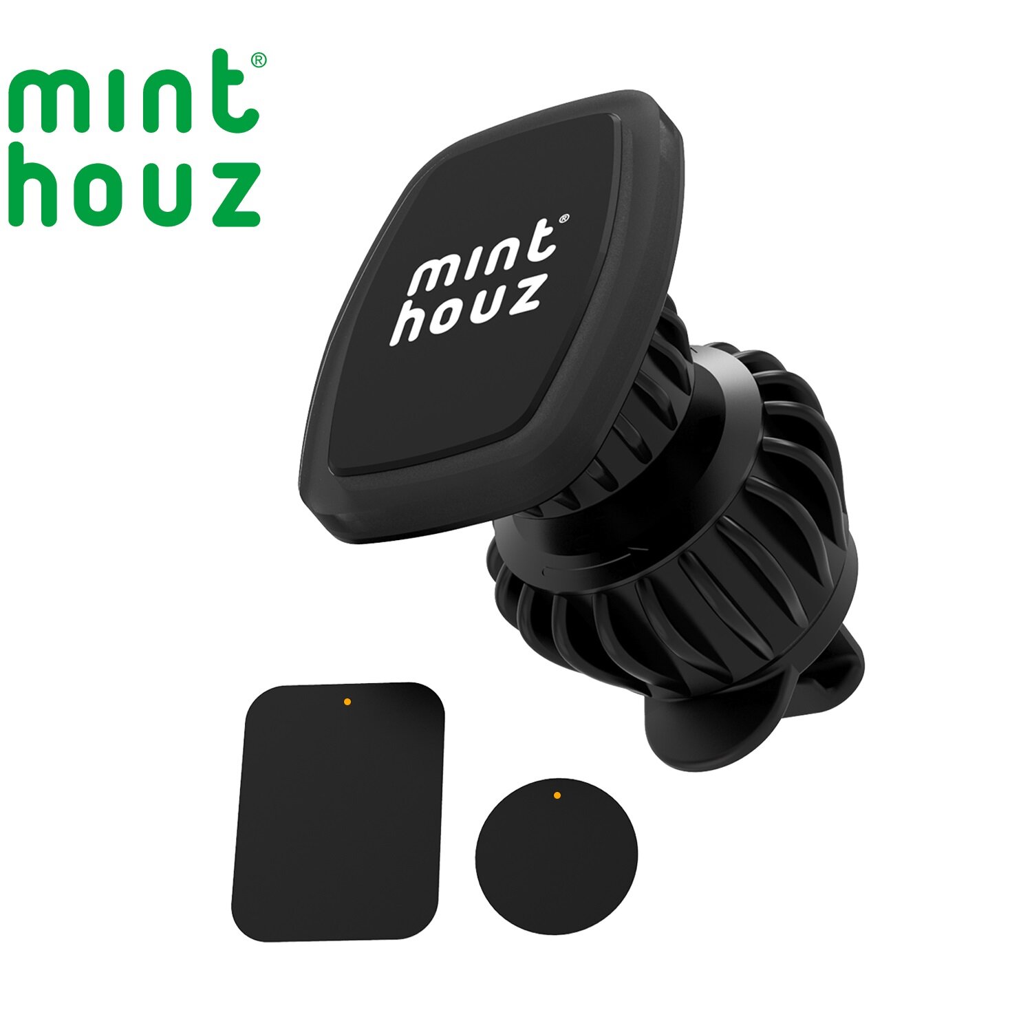Mint Houz magnetic Car Phone Holder, Magnetic Phone Car Mount Cell Phone Holder for Car iPhone Car Holder Compatible with 4-11 inch Smartphones & Tablets