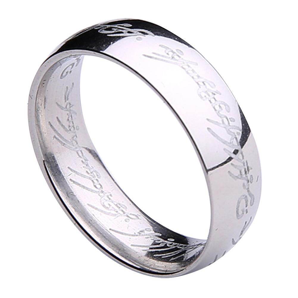 Nhẫn Đeo Ngón Tay Bằng Thép Không Gỉ Thời Trang Nam Nữ Quà Tặng Phụ Kiện Trang Sức Đường Phố