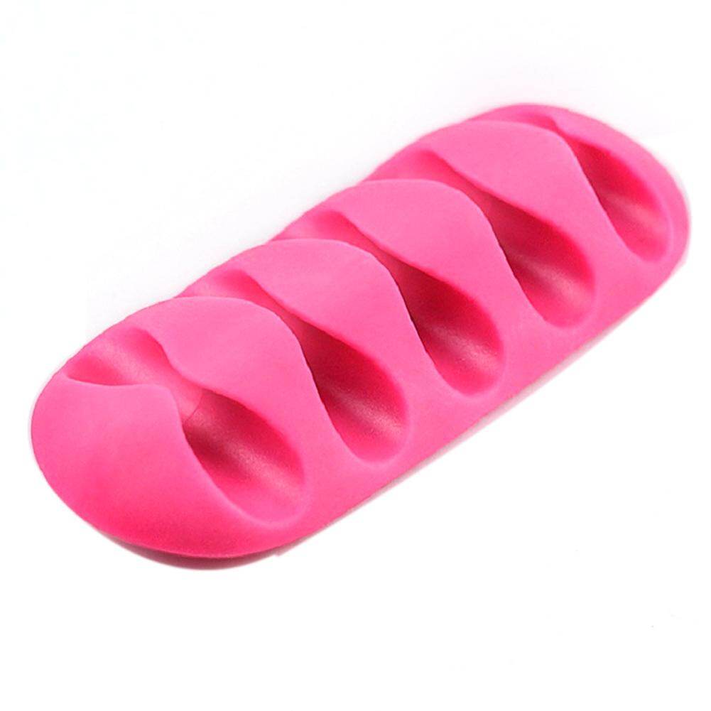 Janedream , 1 chiếc tai nghe cuộn dây cáp dụng cụ sắp xếp dây cáp kẹp giữ sạc silicon cuộn cáp