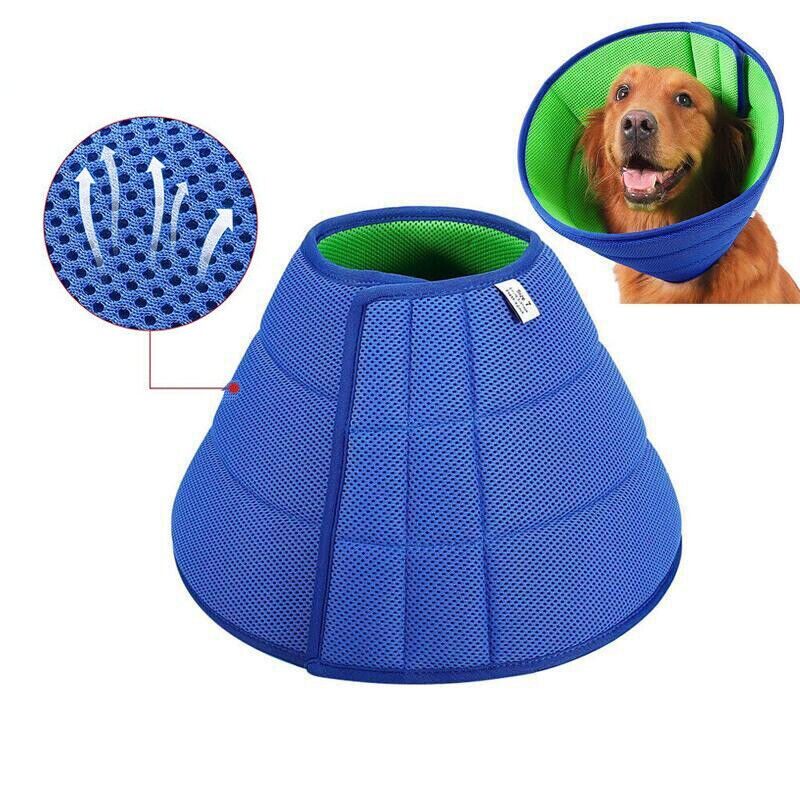 Pet Recovery Lightweight Dog Cone Collar Soft Anti Lick Wound Healing Puppy Cats