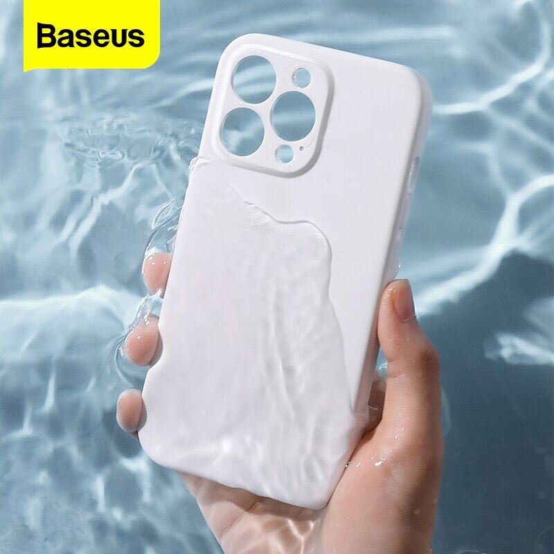 Baseus 2021 Điện Thoại Ốp bảo vệ cho iPhone 13 Silicone lỏng Mỏng Ốp điện thoại cho Iphone 13 Pro/Pro Max Cover Quay Lại