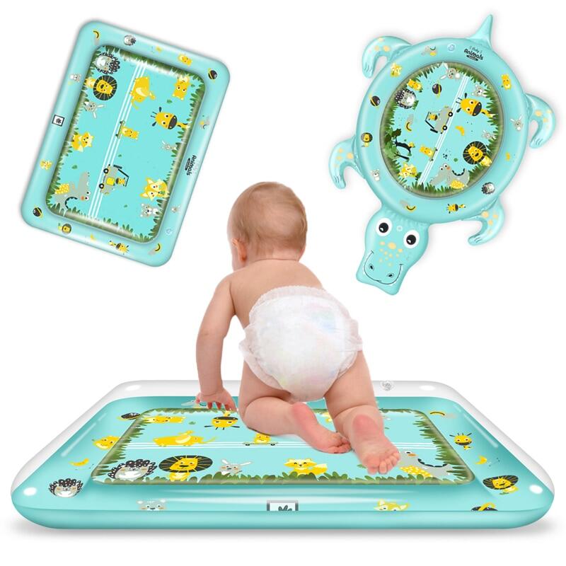 Thiết Kế Mới Bé Trẻ Em Chơi Nước Mat Inflatable PVC Trẻ Sơ Sinh Tummy Thời Gian Playmat Toddler Cho Bé Hoạt Động Trung Tâm Vui Chơi Dropshipping