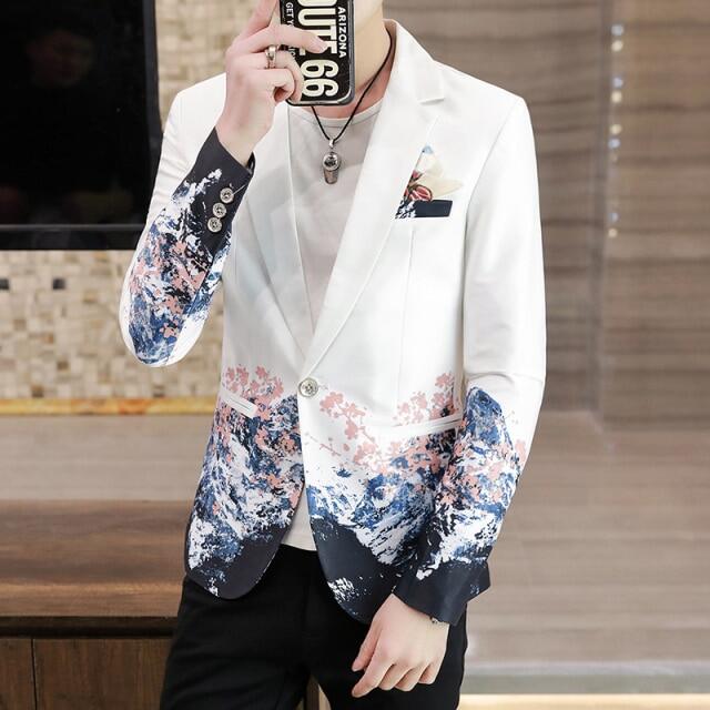 mens floral sport coat