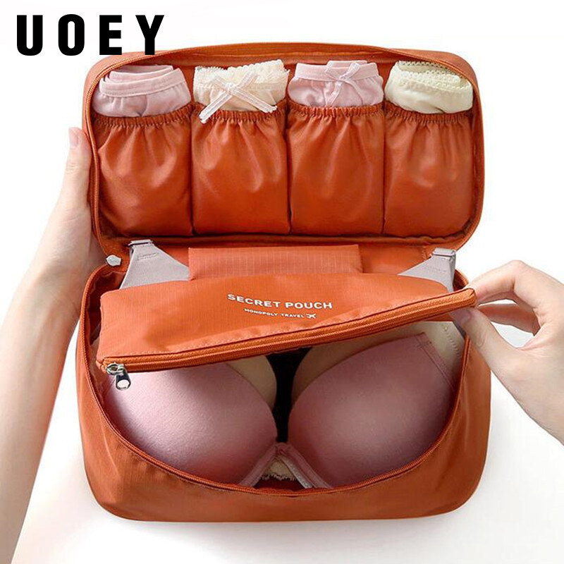 Túi Đựng Áo Ngực Nữ UOEY Du Lịch Bao Bì Túi, Quần Lót Đồ Lót Túi Áo Ngực Tổ Chức Túi, Túi Đi Du Lịch, Phòng Ngủ Pouch