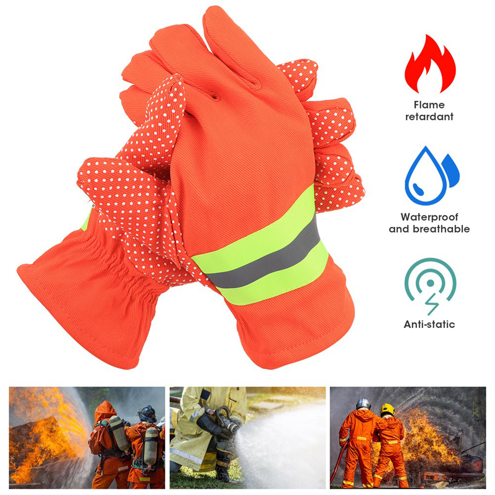 Chữa cháy găng tay 3 lớp phòng cháy chữa cháy găng tay găng tay cho làm việc