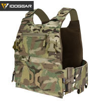 IDOGEAR Tactical FCSK 3.0EX Plate Carrier MOLLE Lightweight FC Slickster with inner Plates Low Visibility Tactical Vest 3320