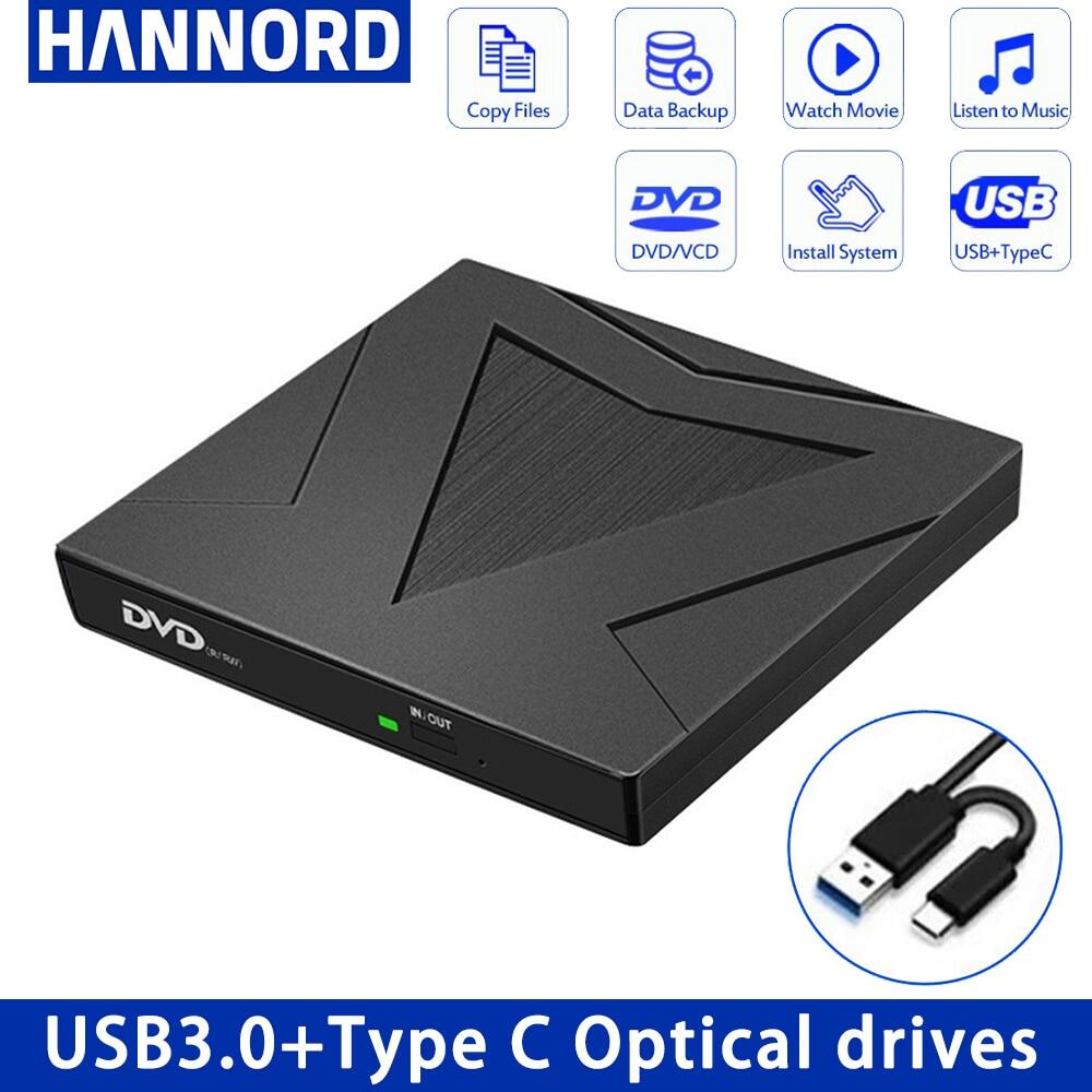 USB cắm ngoài 3.0 Type-C DVD RW CD Ổ đĩa quang CD DVD-ROM CD