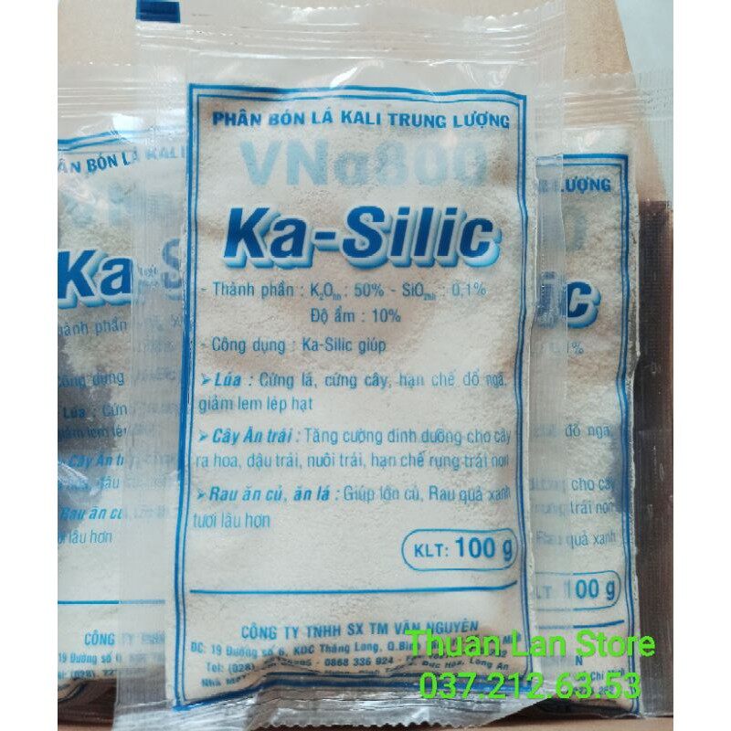 Phân bón lá kali-silic to hoa, ngọt trái gói 100g