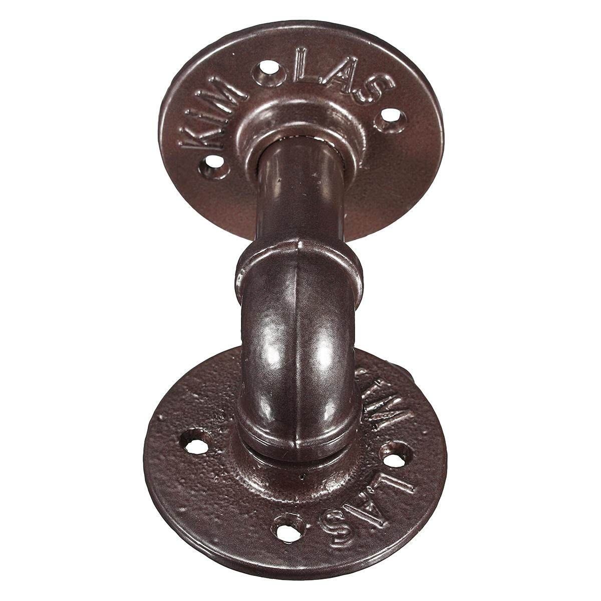 Shop Generic 1/2'' Industrial Pipe L Wall Mount Shelf Brackets Holder