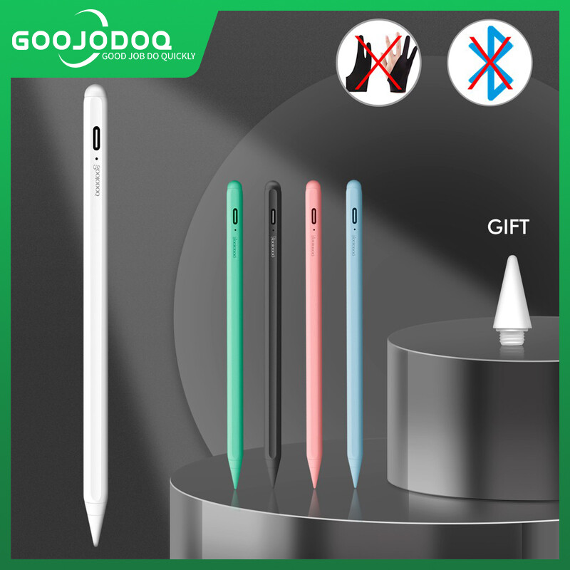 GOOJODOQ Apple Pencil Stylus Cho iPad Bút Chì Stylus Pen Cho iPad Pro 2020 12.9 / 9.7 2018 2019 6th 7th Gen Với Lòng Bàn Tay Từ Chối