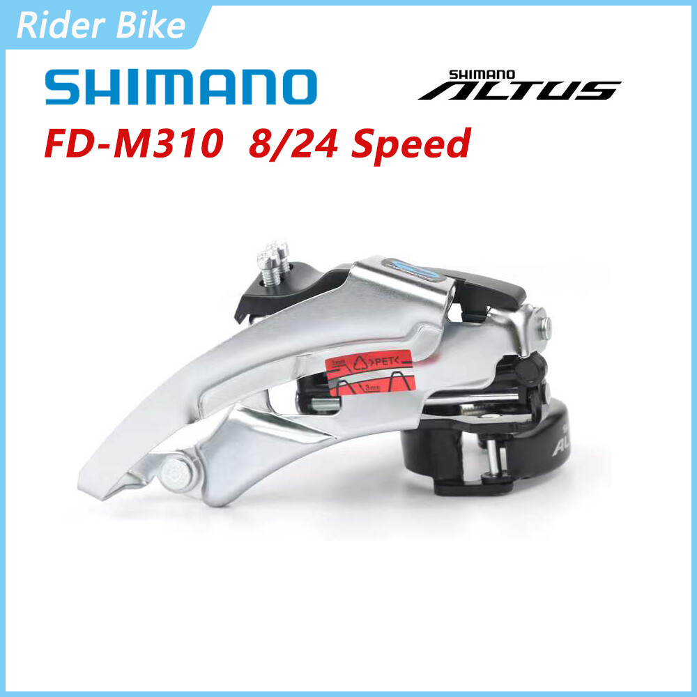 Shimano altus fd m310 cùi đề trước xe đạp leo núi phụ tùng cho 3x8s 24 s 8 24 tốc độ 34.9 mm