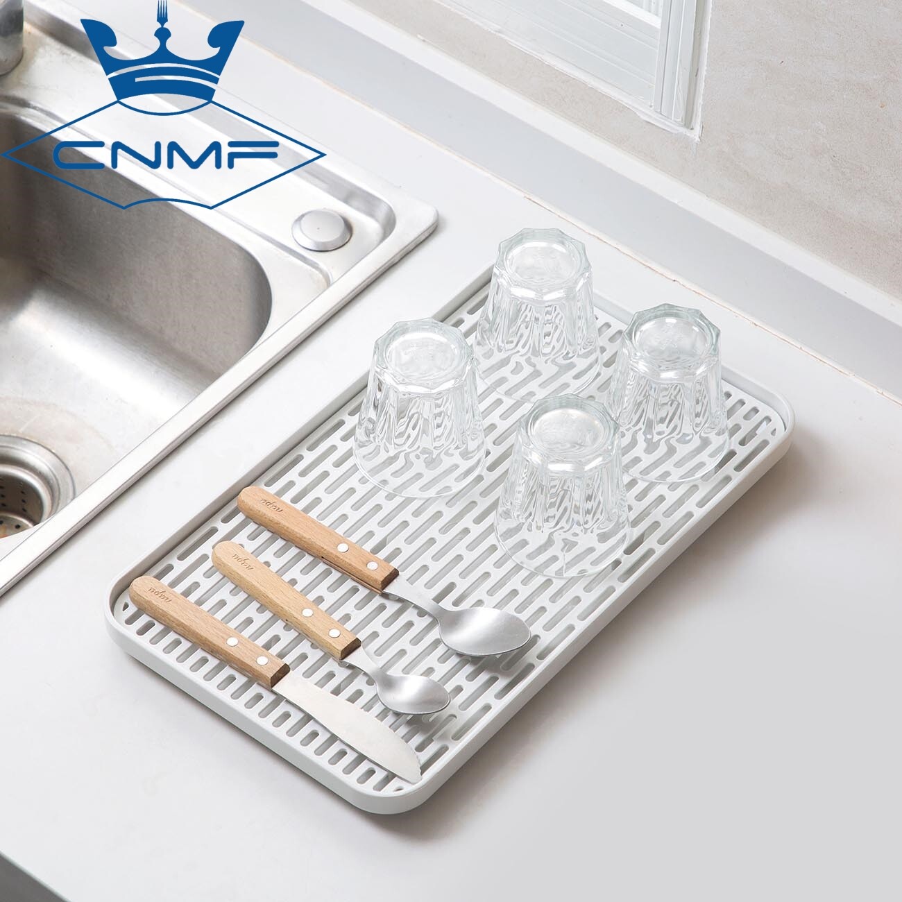 CNMF Khay Đựng Trái Cây Hai Lớp, 1 Chiếc, Khay Để Chén, Đựng Trà, Bát Đĩa Nhà Bếp