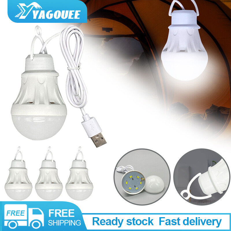 Đèn cắm trại di động bóng đèn led mini đèn đọc sách nguồn usb đèn bàn học sinh đọc sách bóng đèn khẩn cấp cho lều cắm trại ngoài trời chiếu sáng