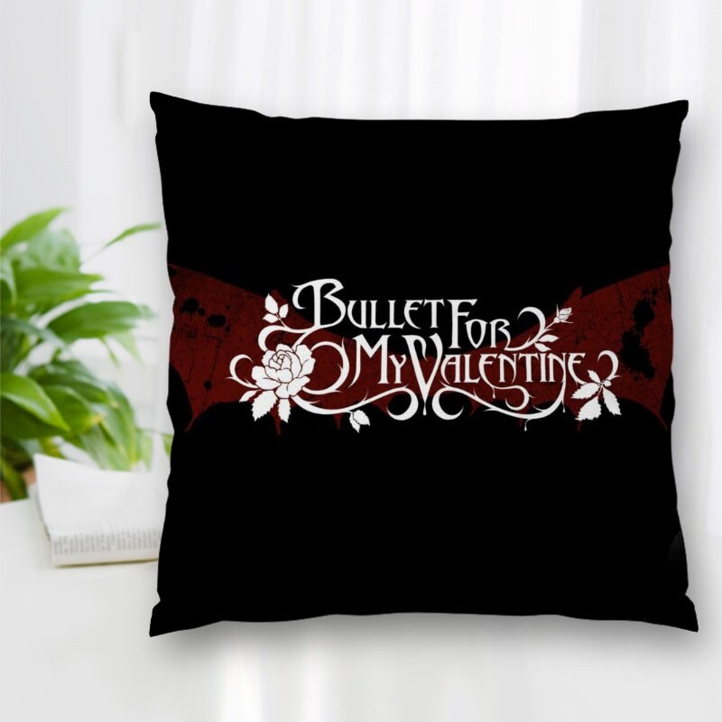 {hot} Band Bullet For My Valentine Pillowcase With Zipper Bedroom Home Office Decorative Pillow Sofa Pillowcase Cushions Pillow Cover ราคา 322 บาท*ส่งฟรี