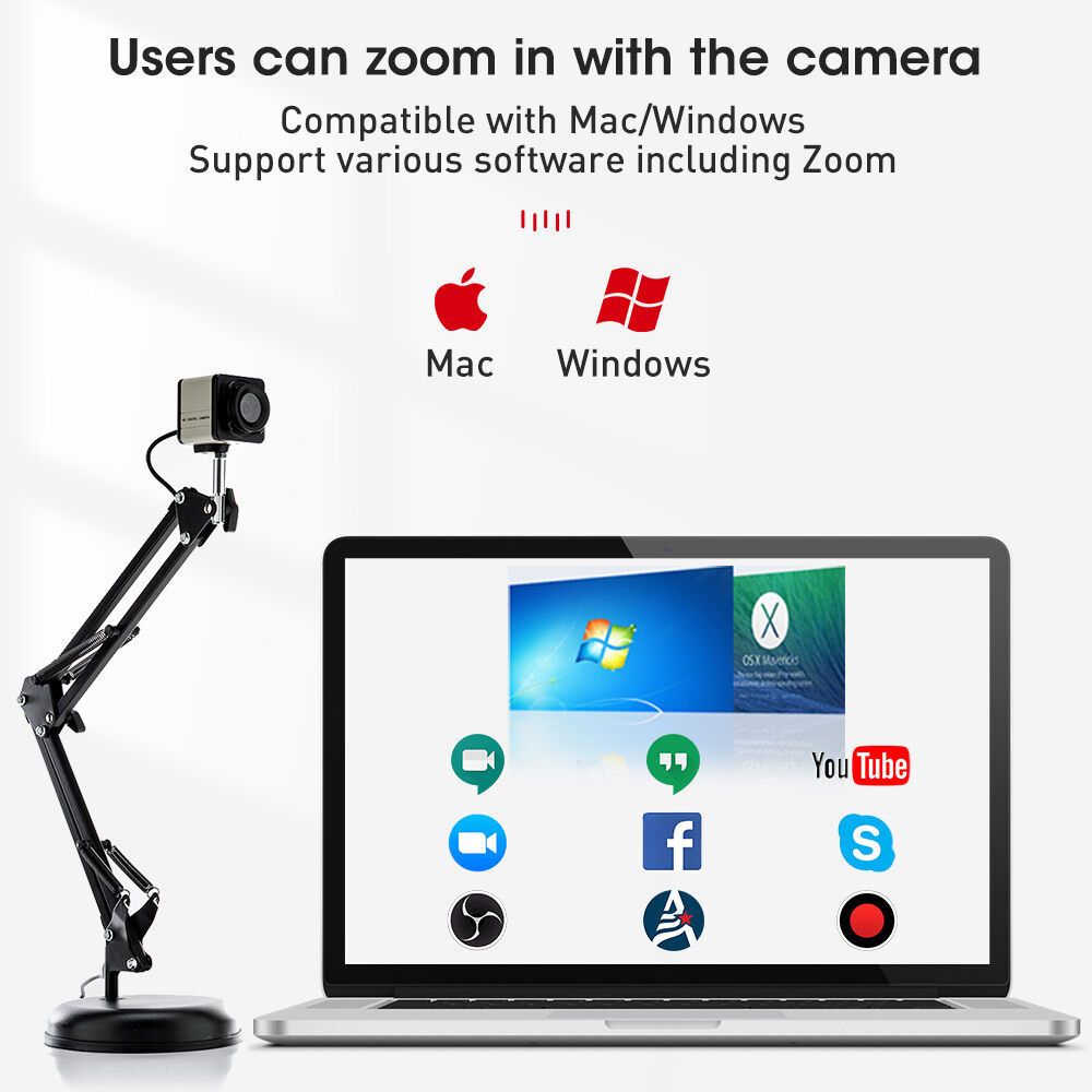 iOCHOW 8MP Document Camera Z2 Visual Presenter & Visualizer for Smart