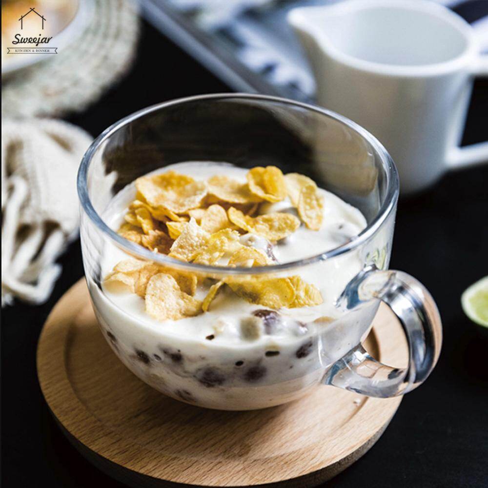 Hũ Ngọt, Cốc Thủy Tinh Cường Lực Châu Âu Với Cốc Sữa Cốc Cà Phê Trong Suốt, Đồ Uống Cho Bữa Tối Tại Nhà 1 Cái