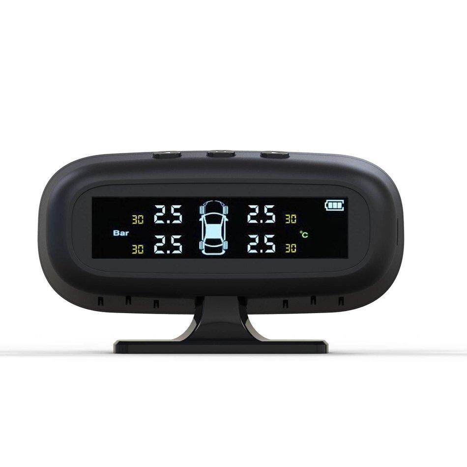 CFB USB พลังงานแสงอาทิตย์ LCD ดิจิตอลยางเครื่องวัดความดันอากาศเครื่องทดสอบการวัด