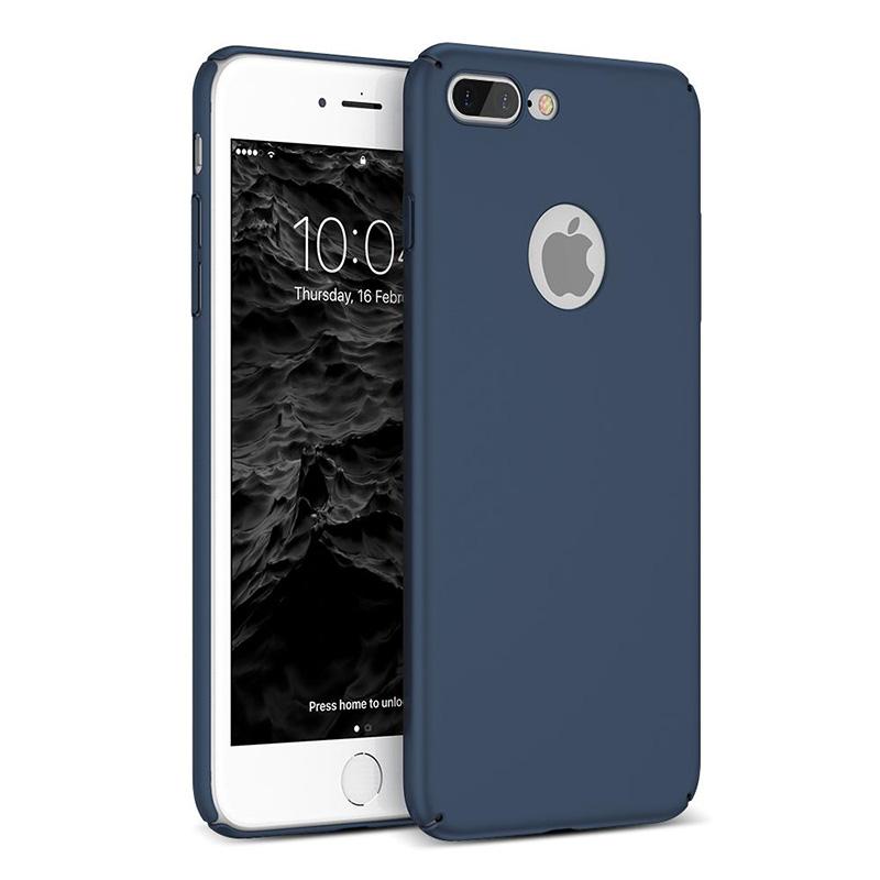 Ốp điện thoại pc đơn giản cho apple iphone 8 plus ốp lưng nhựa cứng slim smooth micro mờ vỏ điện thoại