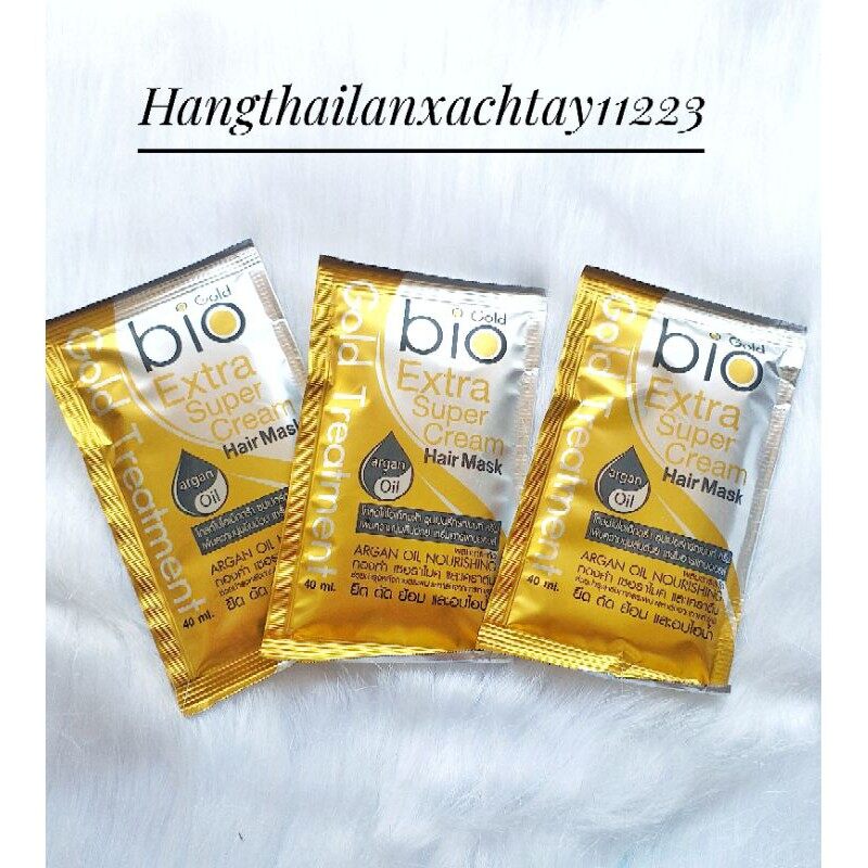 1 gói ủ tóc bio gold treatment 40ml thái lan
