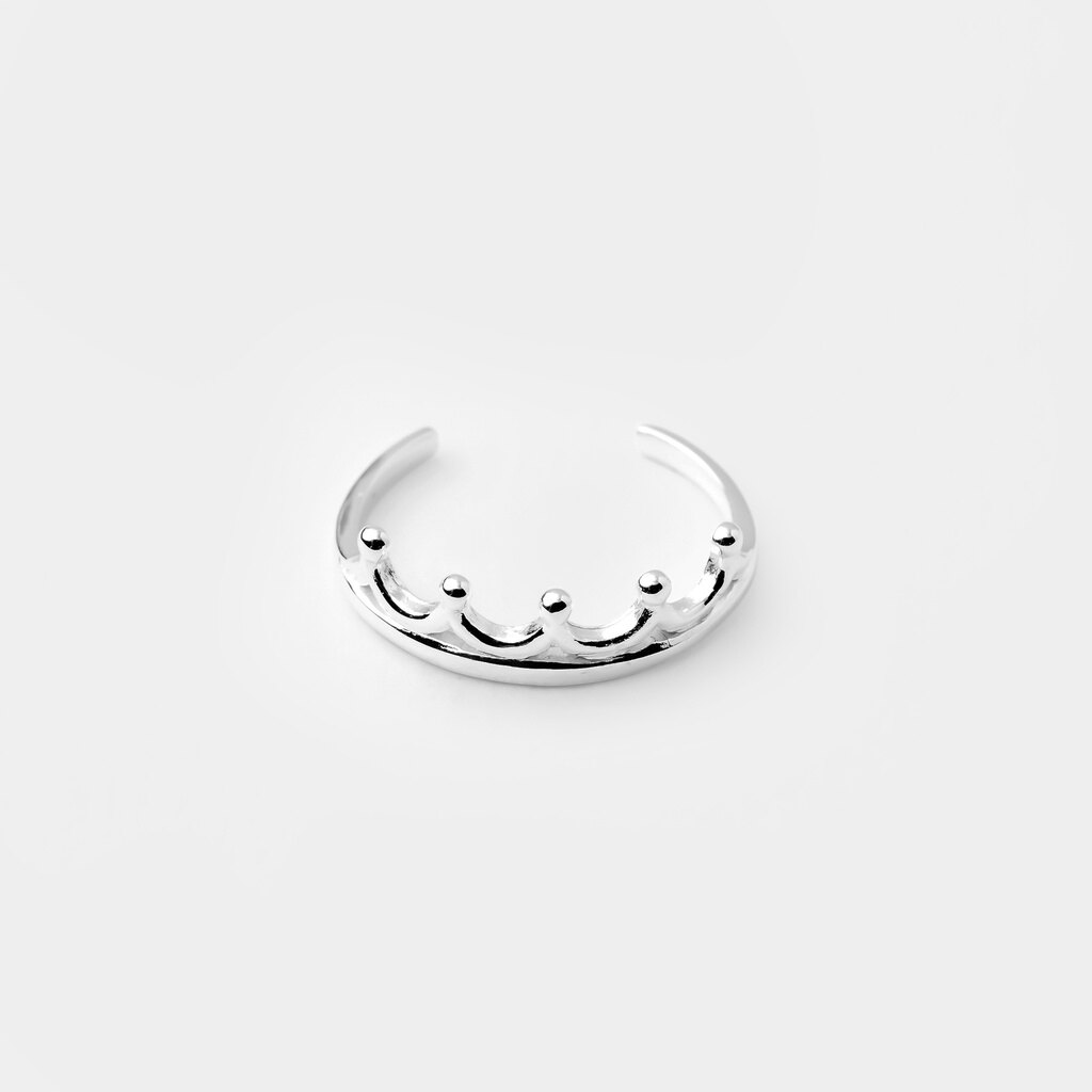 Nhẫn ngón út-ngón chân bạc 925-kat jewelry-vương miện cá tính