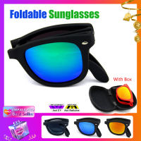 IMPALA QT116X Foldable Sunglasses for Men and Women UV400 HD Lens Sunglasses Mens Sunglasses  Womens Sunglasses Sports Eyewear with Mini box