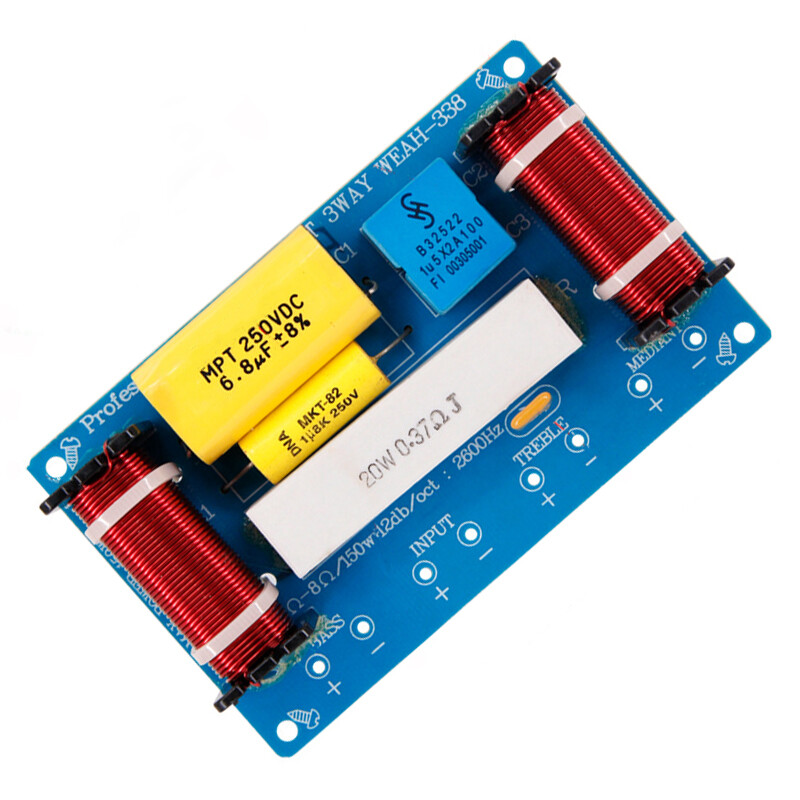 Bộ Chia Tần Số Âm Thanh 3 Chiều Loa Bộ Lọc Phân Tần 3 Bộ Cho Loa 120W