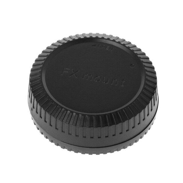 Rear Lens Body Cap Camera Cover Anti-dust Protection Black For Fuji Fujifilm Fx X Mount Support