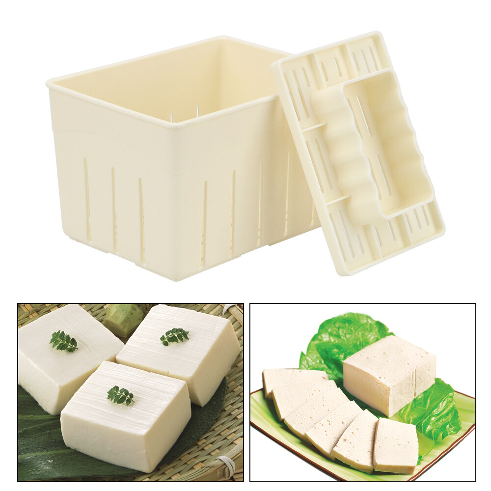Khuôn làm đậu hũ đậu nành, bộ dụng cụ nấu ăn nhà bếp, khuôn ép đậu phụ bằng nhựa tự làm đồ dùng nhà bếp khuôn đậu phụ tự làm