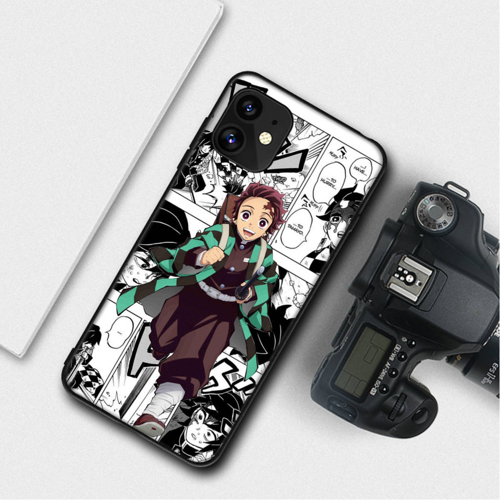 Vỏ điện thoại cho Apple iPhone 11 Pro Max 7 8 cộng với 6 6S cộng với Max x XS XR 5 5S vỏ ốp lưng đen mềm TPU silicon thả vận chuyển hỗ trợ bán buôn OEM tự làm A3 Kamado tanjiro