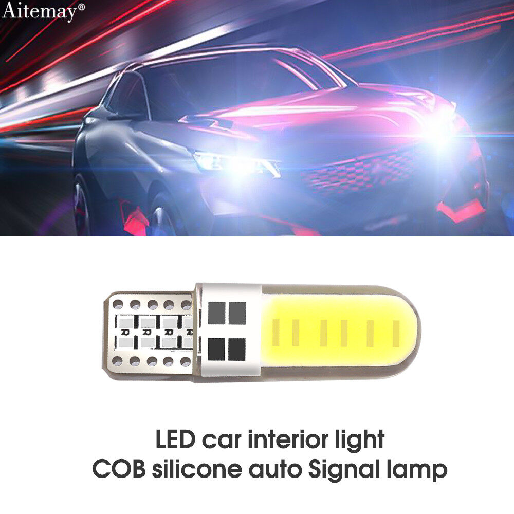 Bộ 10 bóng đèn canbus t10 led không lỗi trắng 5730 4/8/12 led smd 12v cho xe hơi aitemay - intl