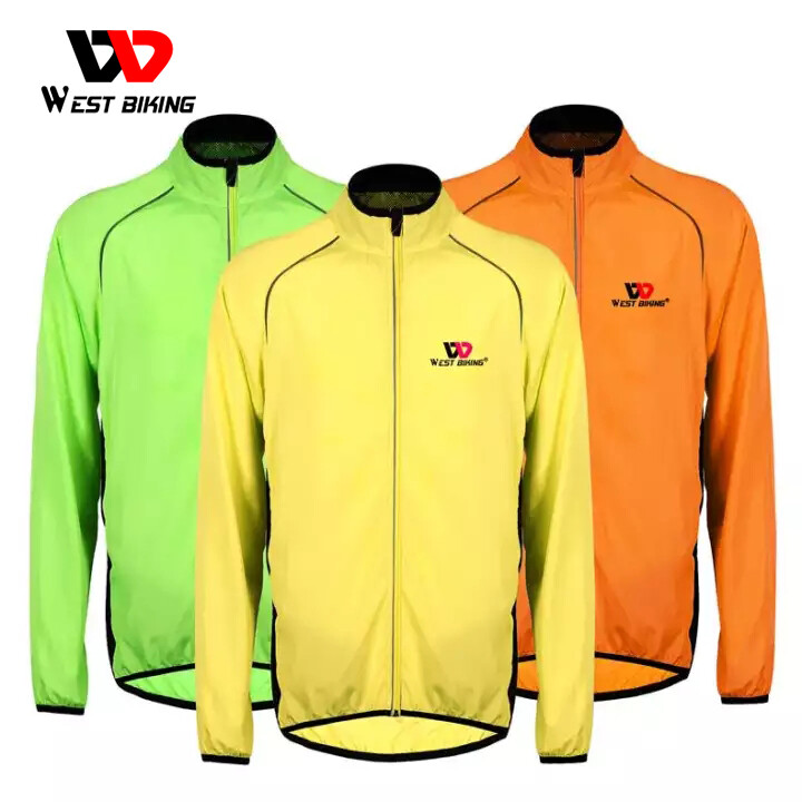 West Biking Windproof จักรยานรถจักรยานยนต์แจ็คเก็ตขี่จักรยานเสื้อสะท้อนแสงกันน้ำขี่ชุดออกกำลังกายเสื้อแจ็คเก็ตแห้งไวจักรยานเสือภูเขาเสื้อเจอร์ซี่ ราคา 500 บาท*ส่งฟรี