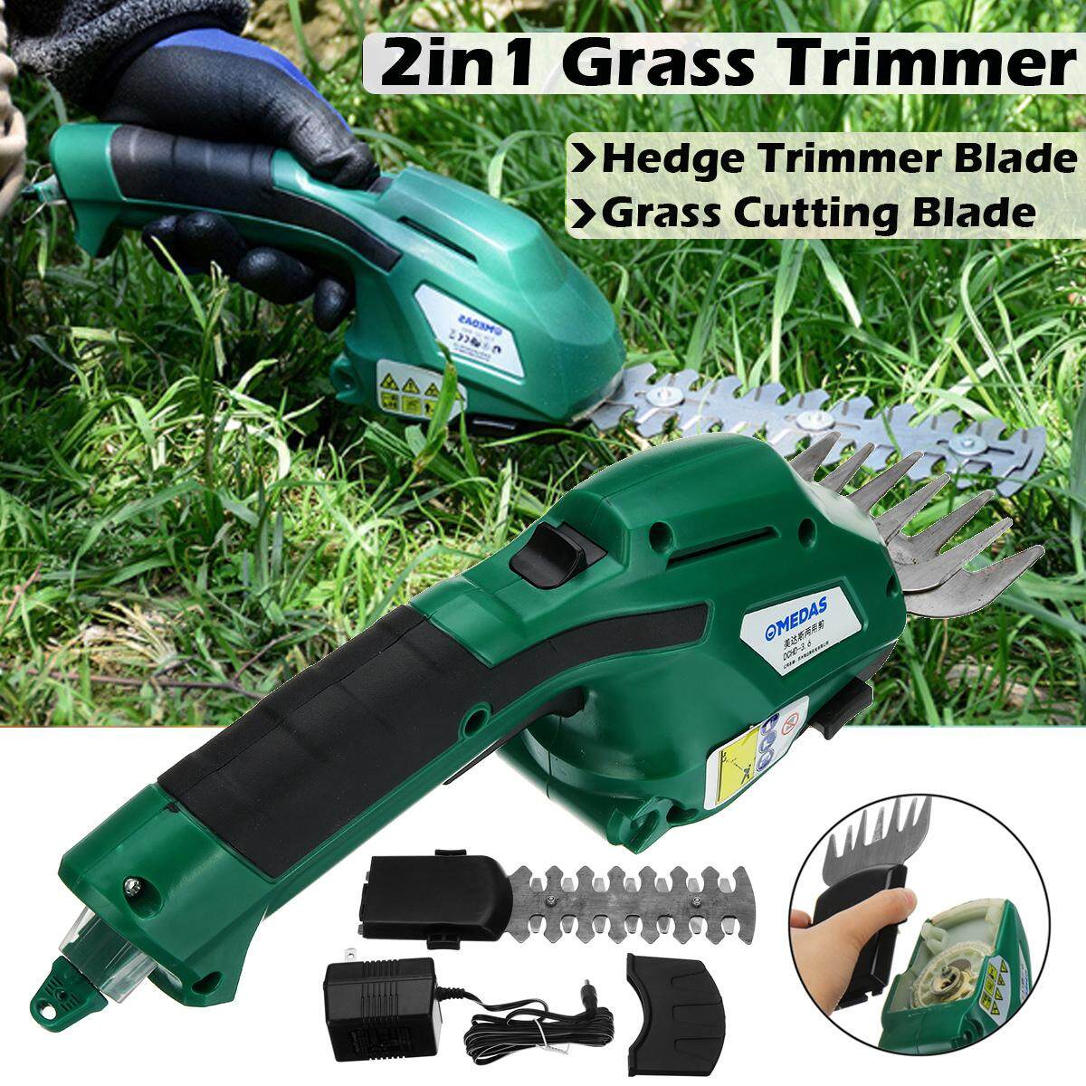 Generic 2in1 3.6 Volt Cordless Handheld Lawn Grass Shear Shrubber Shrub