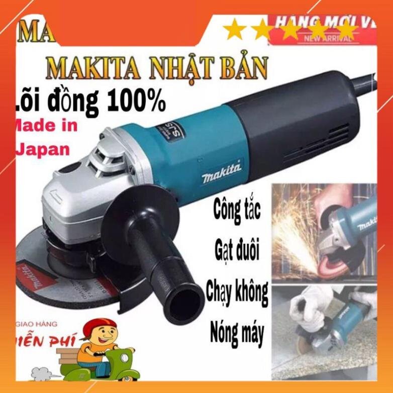 Máy mài, máy cắt cầm tay MAKITA 9556, Công suất 860W Lõi Đồng, Máy cắt sắt, tường, gỗ -