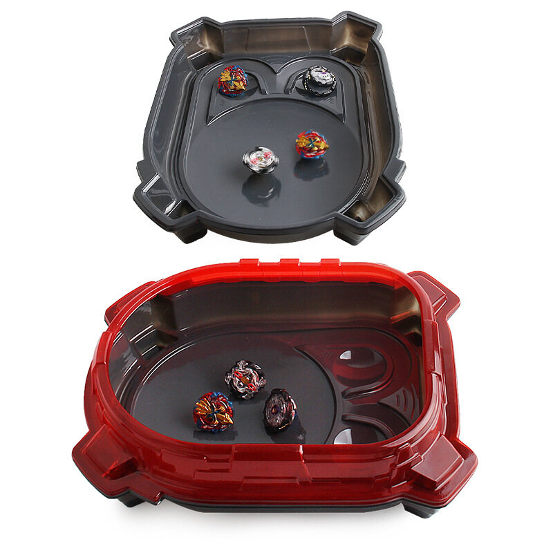 Tấm Đấu Trường Sân Vận Động Beyblade Màu Đỏ Có Nắp Đậy Cho Con Quay Hồi Chuyển