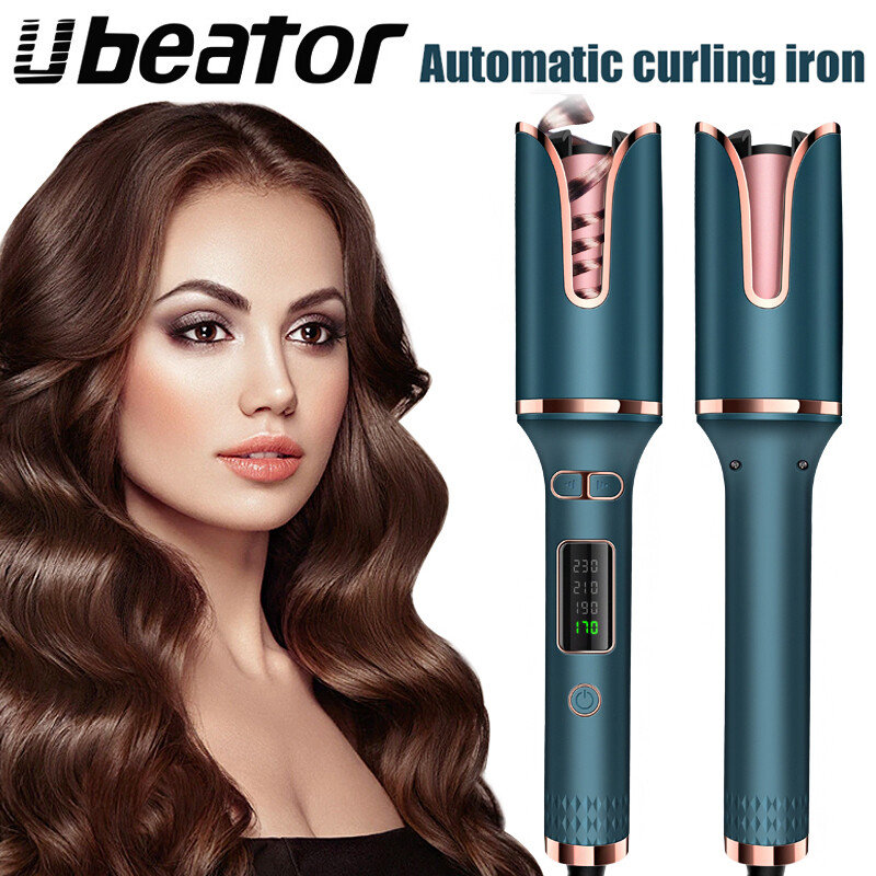 Dụng Cụ Uốn Tóc Xoay Tự Động Cây Uốn Tạo Kiểu Tóc Dụng Cụ Uốn Tóc Chăm Sóc Làm Đẹp Chăm Sóc Tóc Làm Nóng Nhanh Dụng Cụ Uốn Hiển Thị Nhiệt Độ LCD
