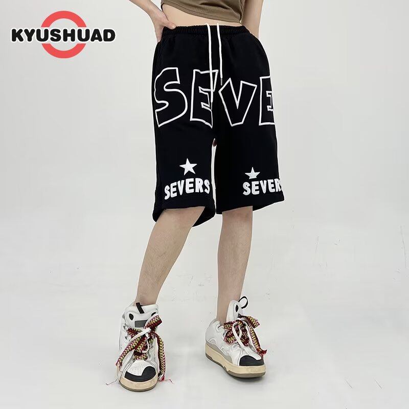 Kyushuad quần short nam đơn giản làm từ 100% cotton kiểu dáng đẹp tối giản