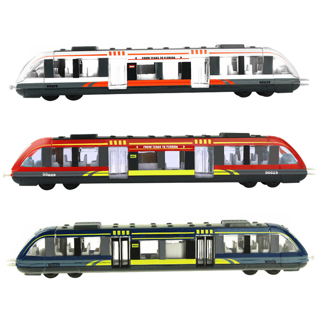 Đồ chơi xe lửa mini mô phỏng mô hình tàu điện ngầm quán tính trượt hợp kim