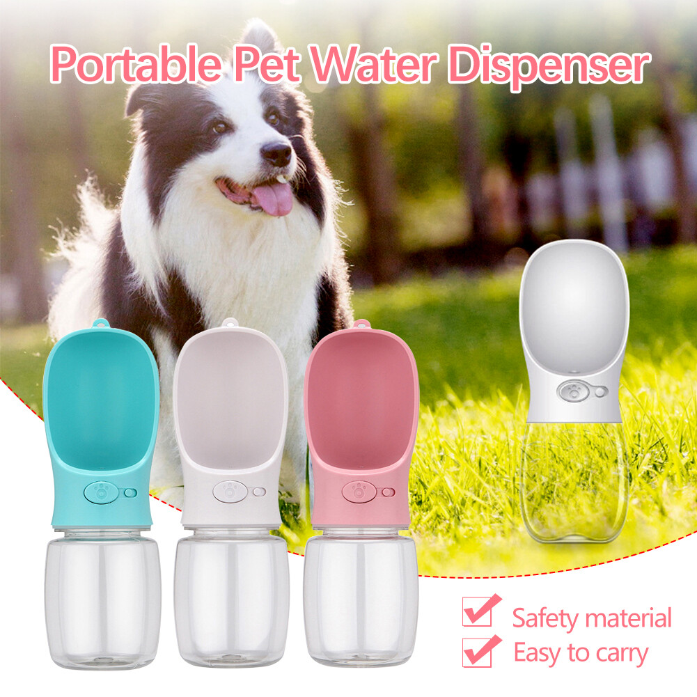 350ml/550ml xách tay vật nuôi chó chai nước đi du lịch chó puppy mèo bát uống nước cho thú cưng dụng cụ lấy nước cho thú cưng trung chuyển sản phẩm cho thú cưng