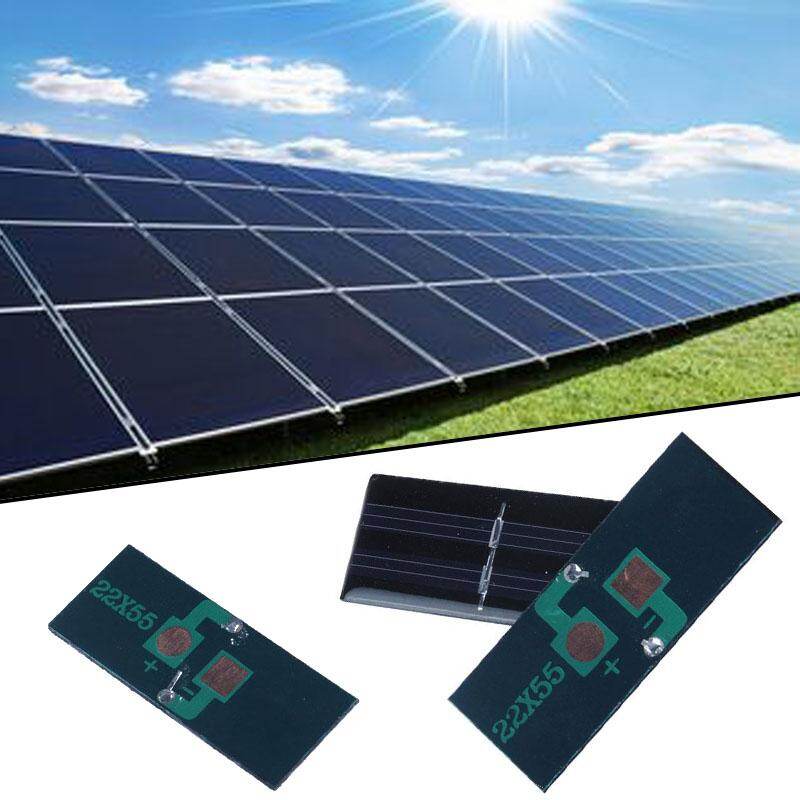 1 V 60mA พลังงานแสงอาทิตย์แผงชาร์จแบตเตอรี่สำหรับรถยนต์สำหรับโทรศัพท์มือถือโทรศัพท์มือถือเครื่องชาร์จของเล่นที่เคลื่อนที่ได้ 22x55 มม.