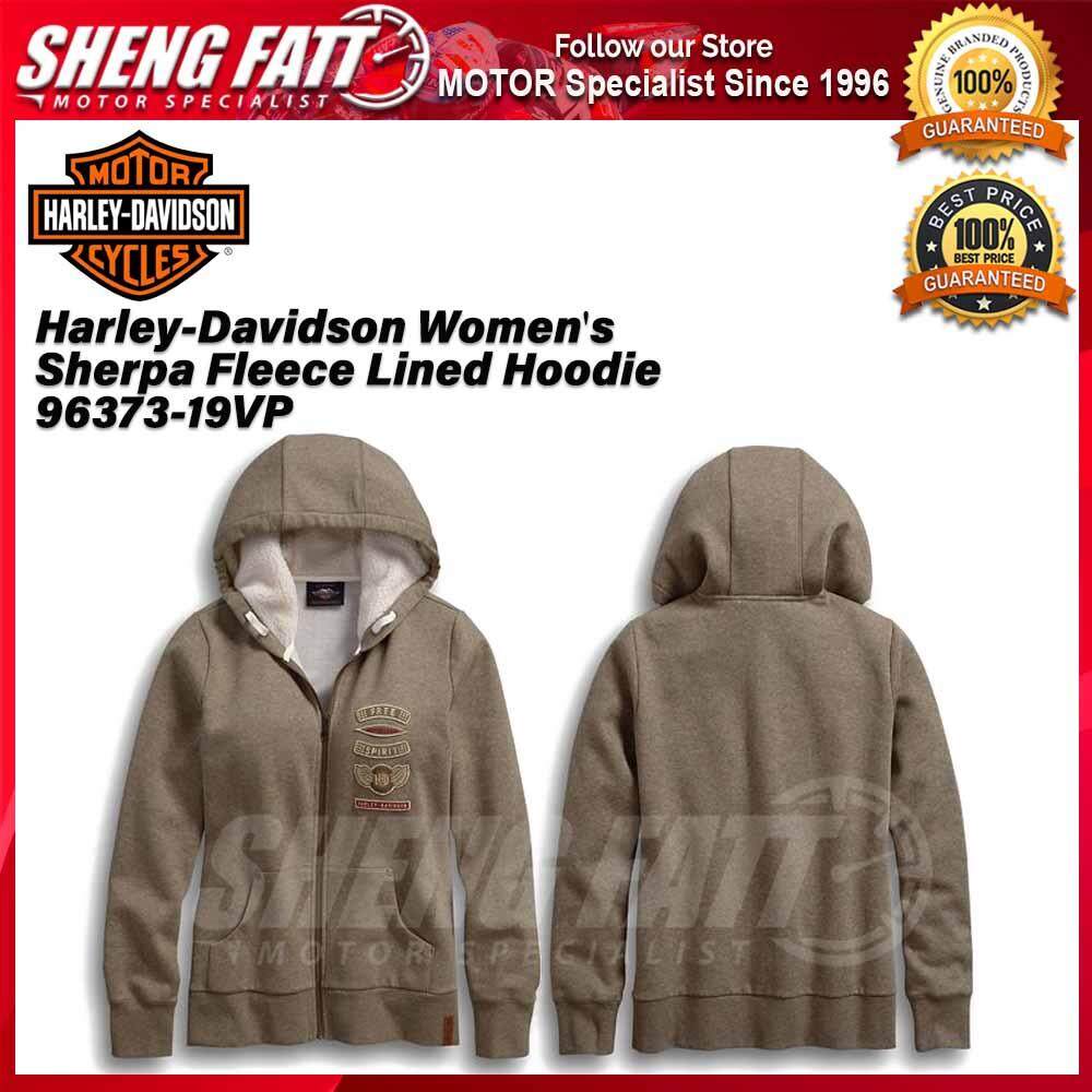 HarleyDavidson Women's Sherpa Fleece Lined Hoodie 9637319VP