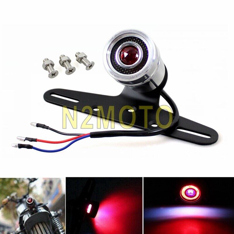 Đèn hậu xe máy đèn hậu led đèn hậu retro đèn dừng phổ biến cho harley chopper boer cruisers cafe r tùy chỉnh